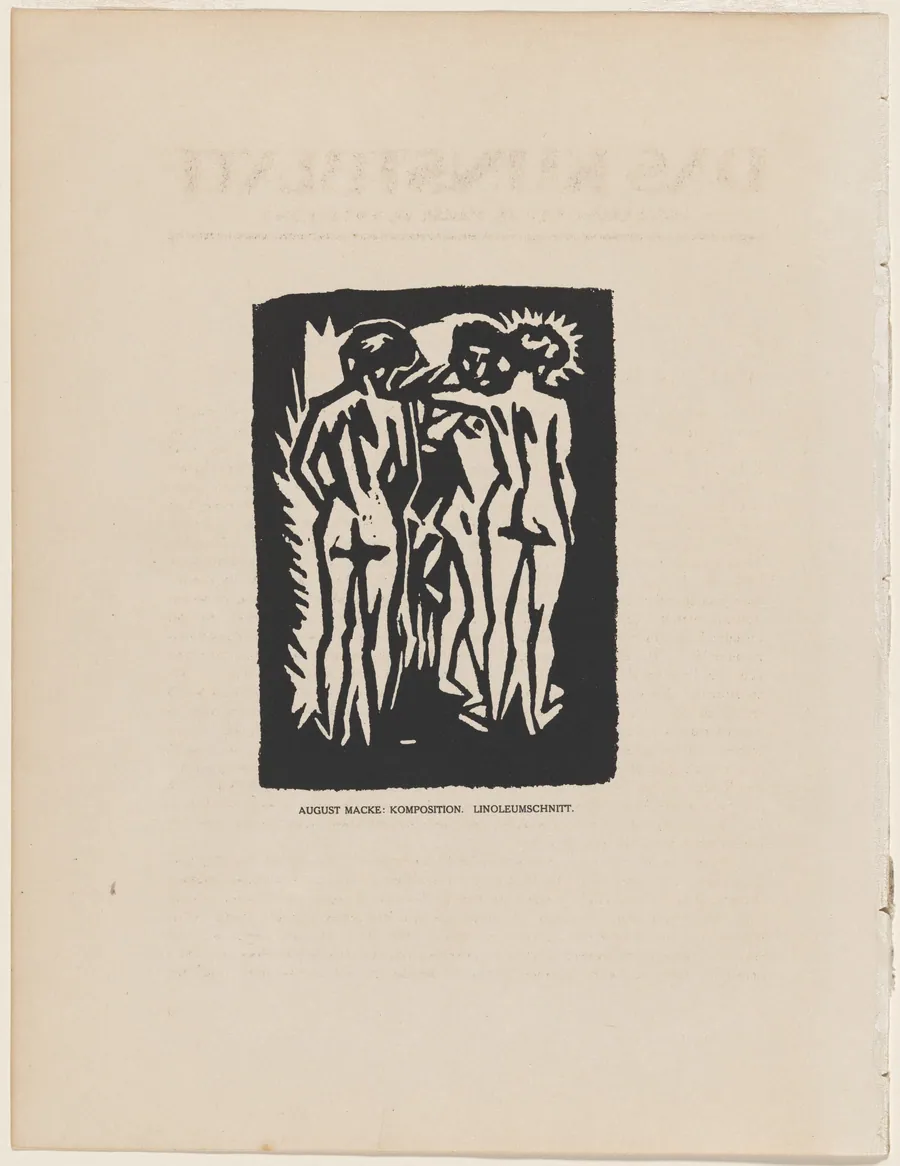 Komposition by August Macke
