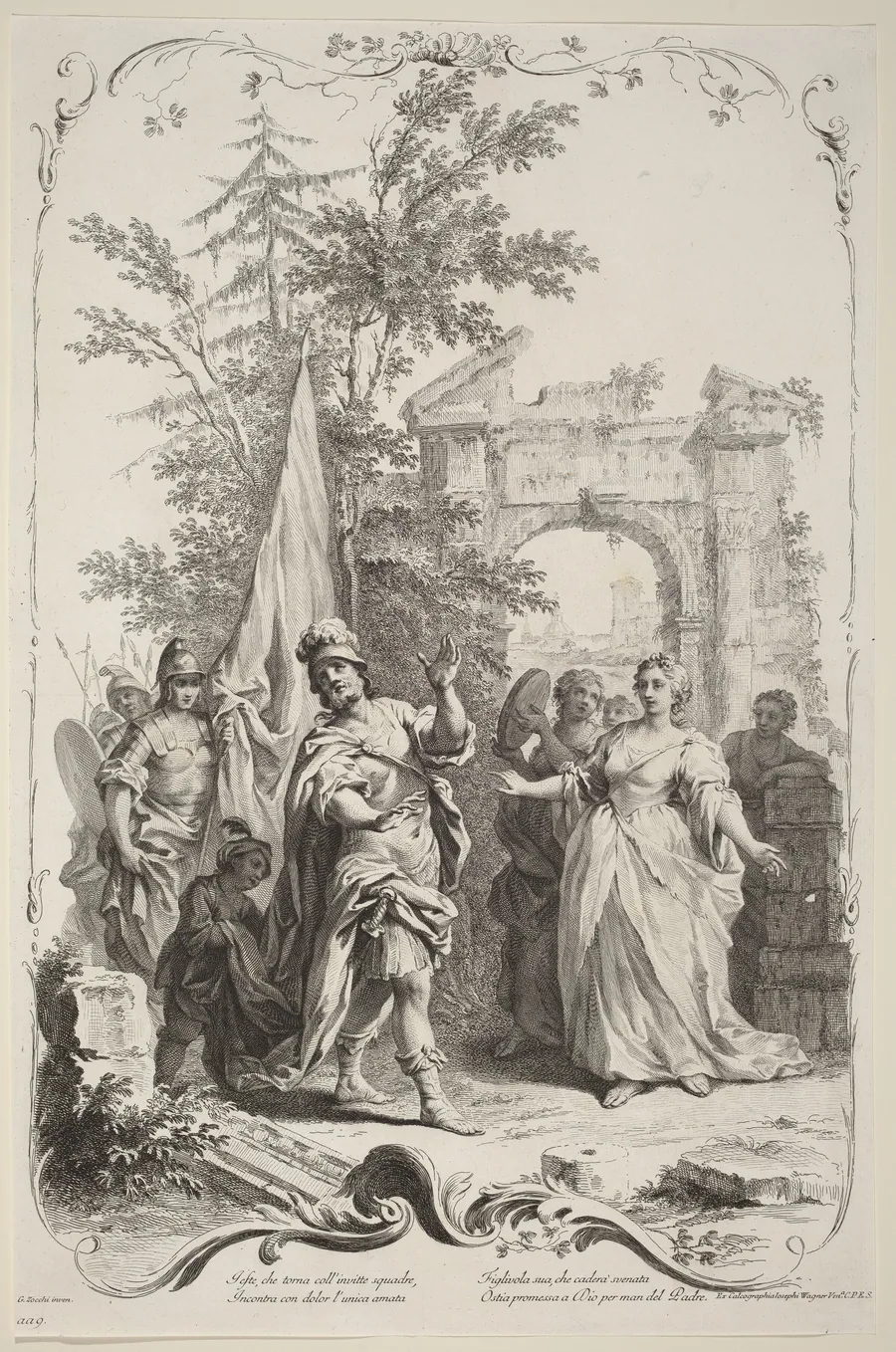 Jephthah and His Daughter by Joseph Wagner