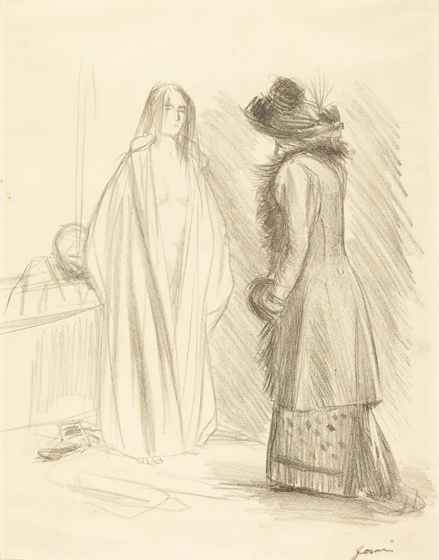 Dans la salle de bains (In the Bathroom) by Jean-Louis Forain