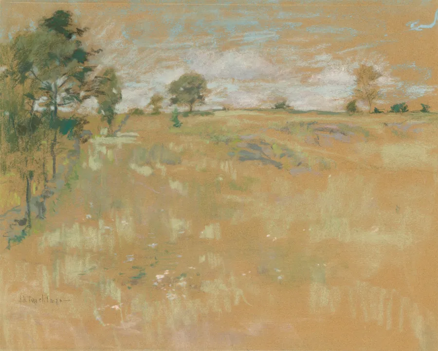 Pastures, Branchville, Connecticut by John Henry Twachtman