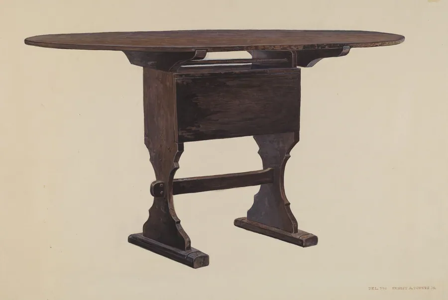 Dining Room Table by Ernest A. Towers, Jr.