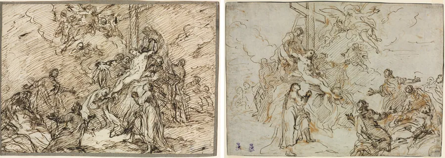 The Deposition (recto) and (verso) by Christian Wink