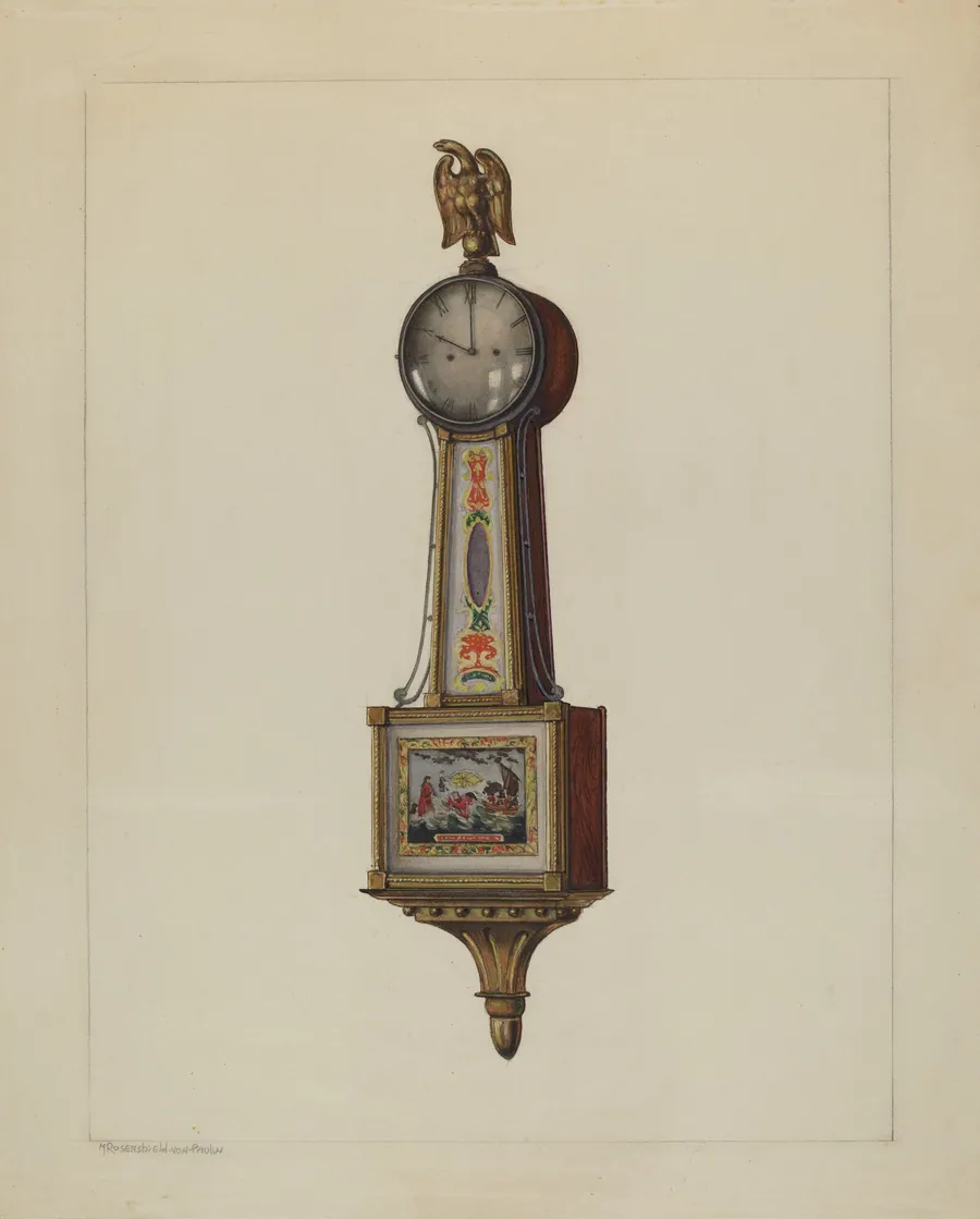 Banjo Clock by M. Rosenshield-von-Paulin