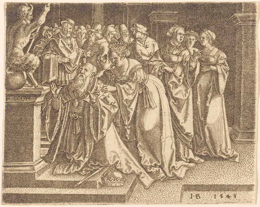 Solomon Worshipping Idols by Hans Brosamer