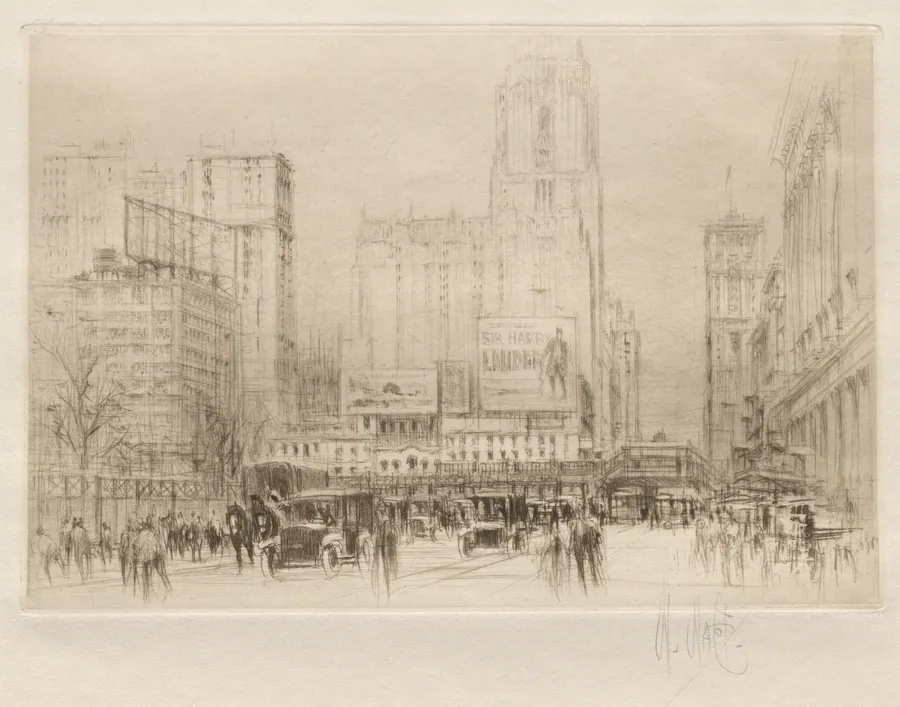 Forty-second Street NY by William Walcot