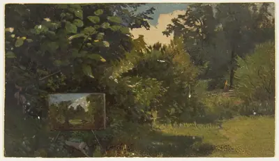 Landscape with an Easel