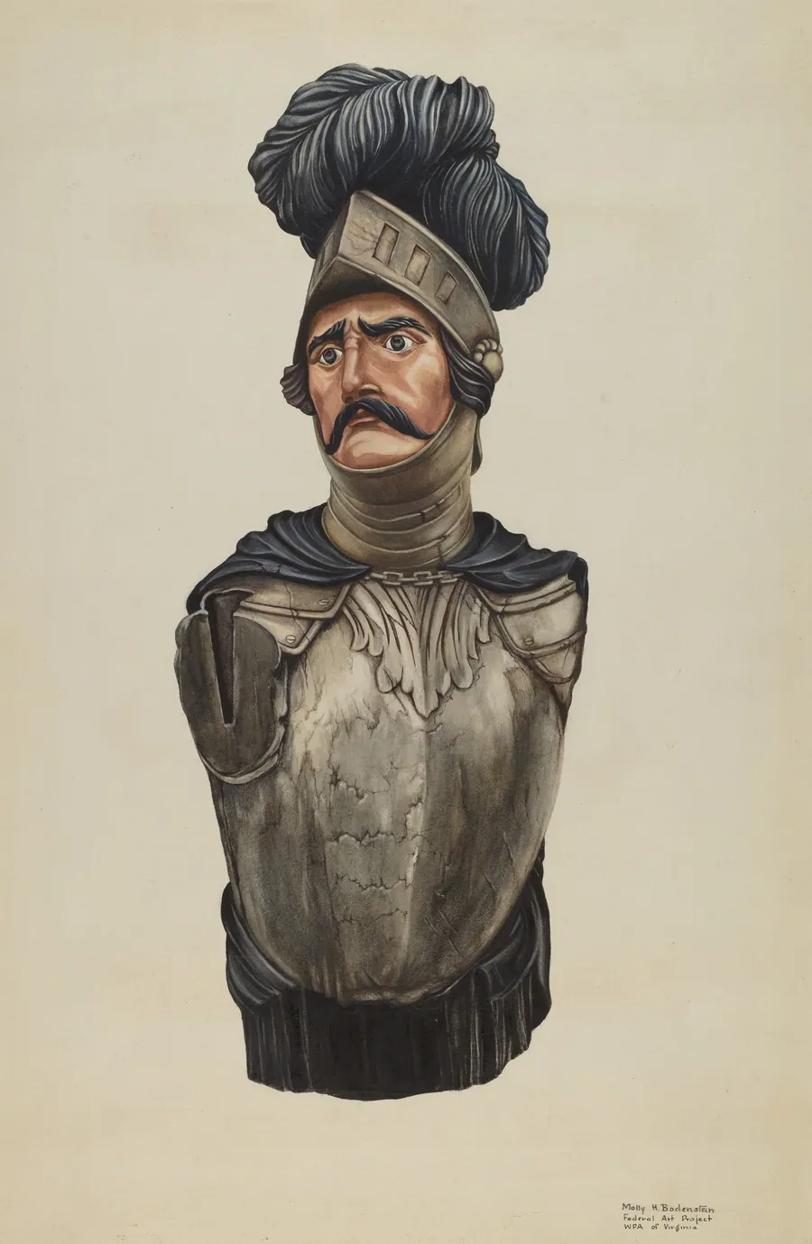 Figurehead from "The Black Prince" by Molly H. Bodenstein