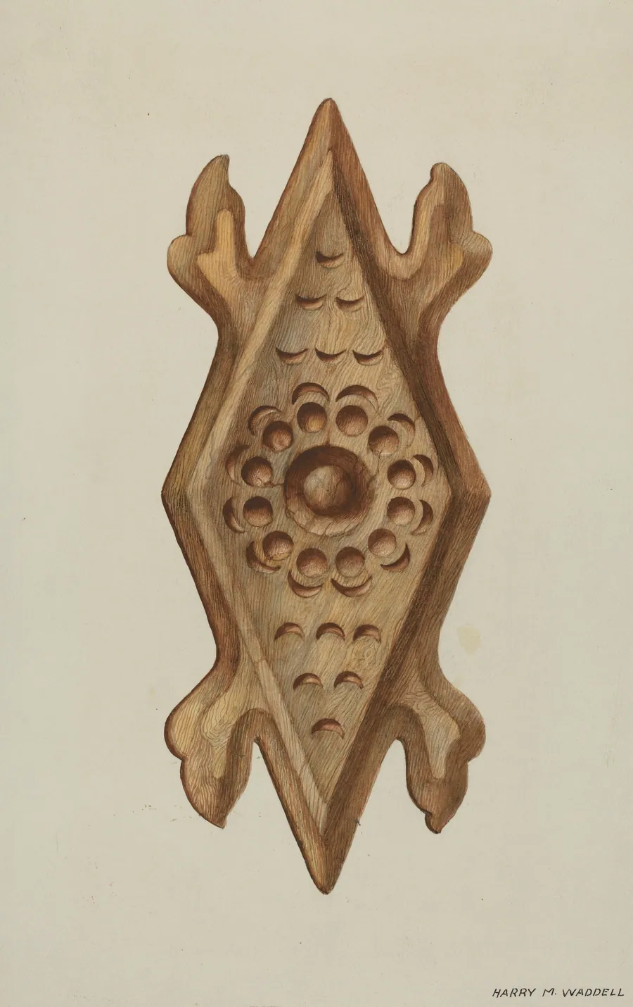 Detail, Side of Confessional by Harry Mann Waddell