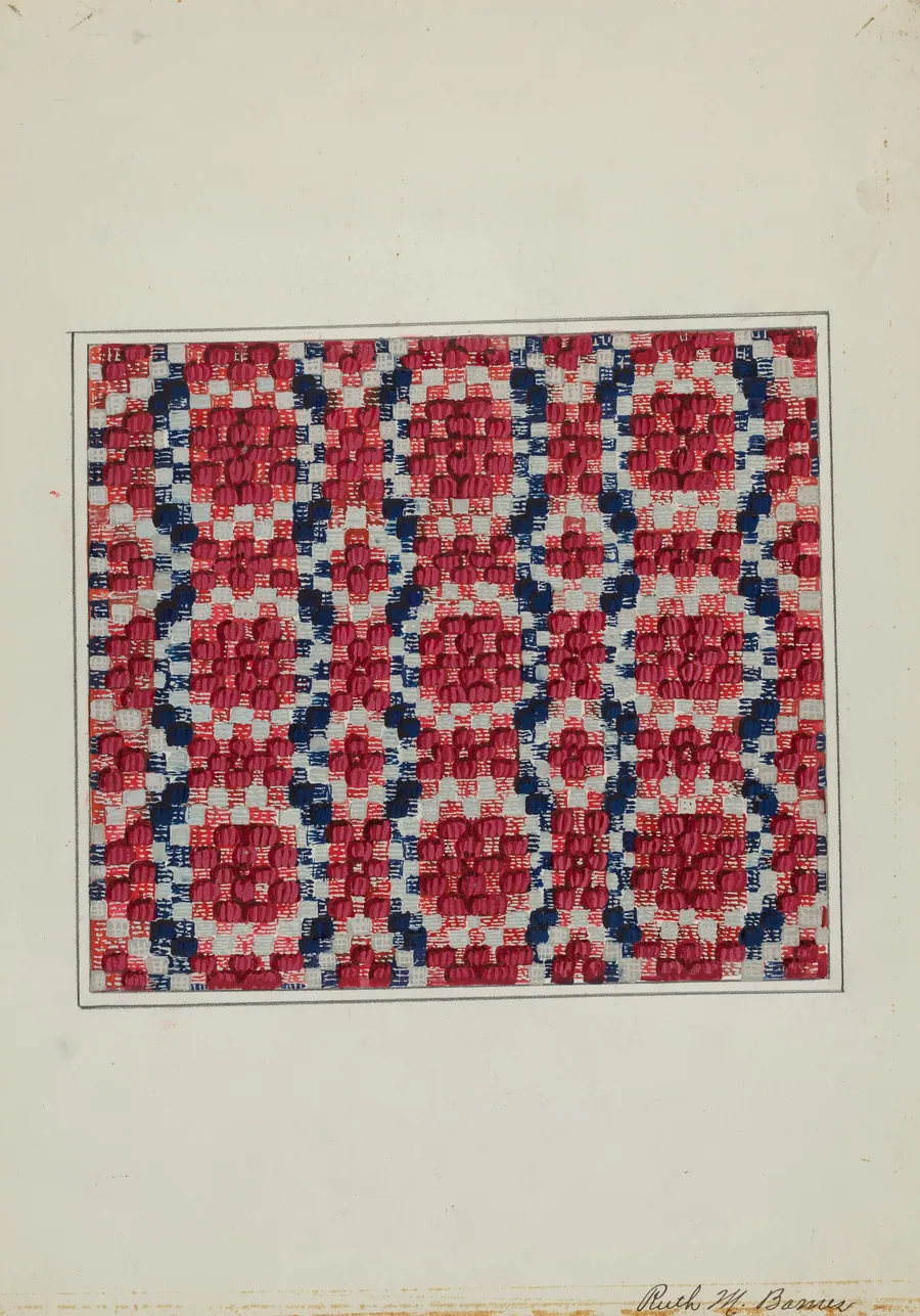 Coverlet (Section) by Ruth M. Barnes