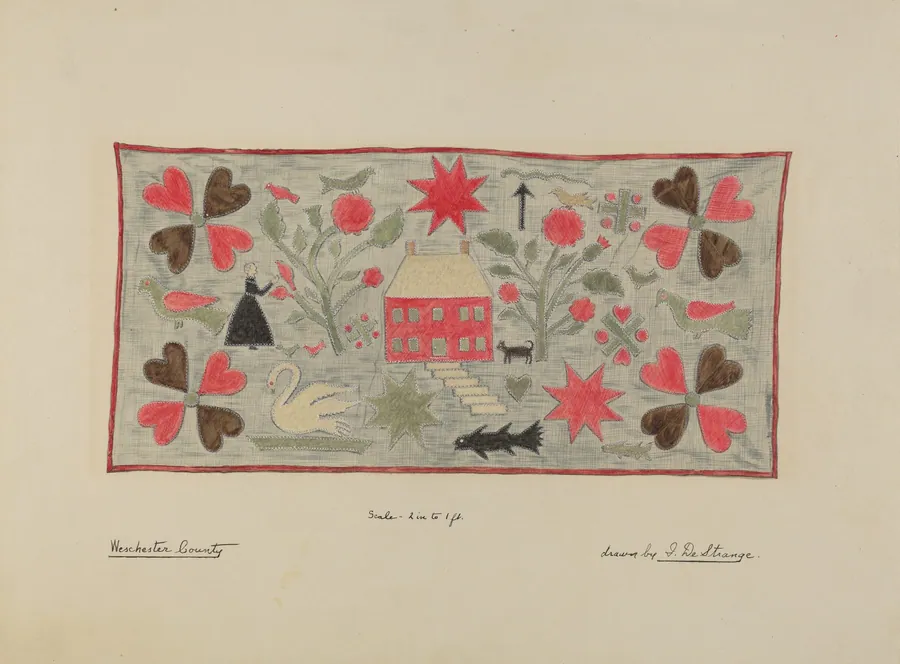 Rug or Wall Hanging by Isabelle De Strange
