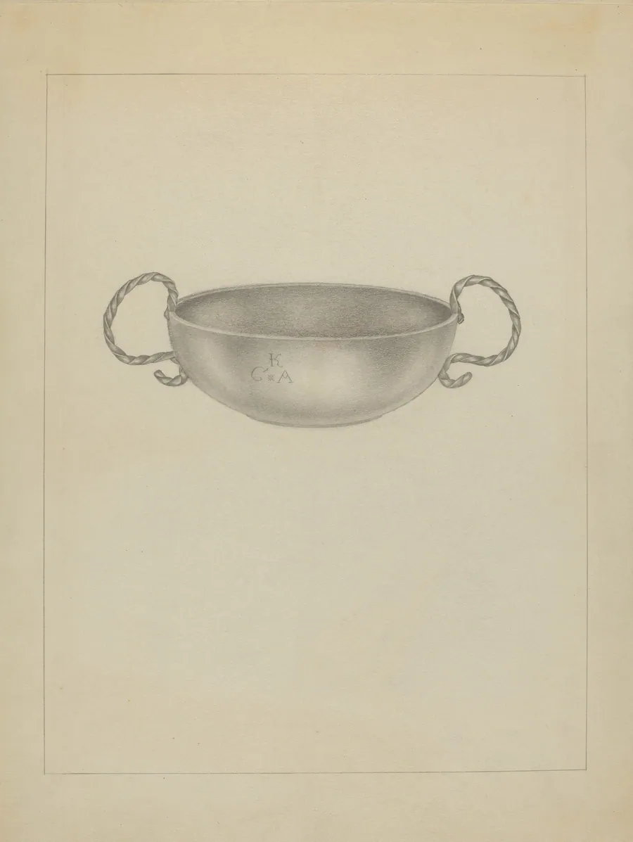 Silver Bowl by Isidore Steinberg