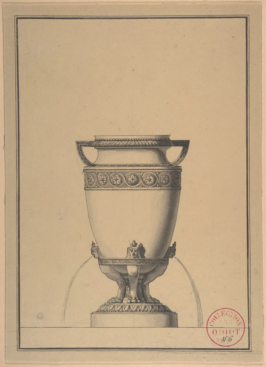 Design for a Wine Fountain by Henri Auguste