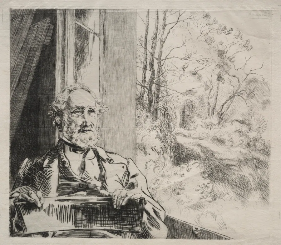 Meyer-Heine by Félix Bracquemond