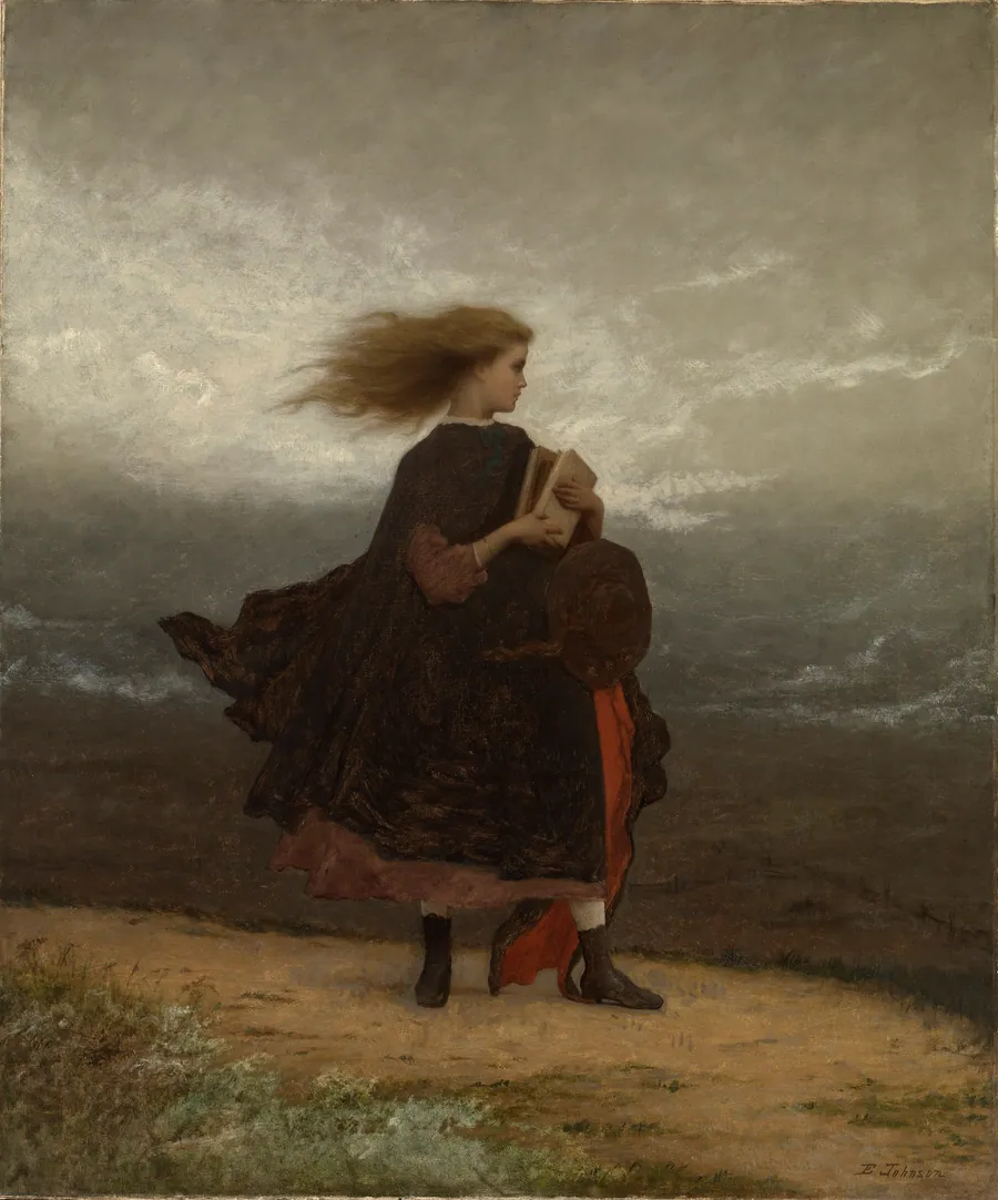 The Girl I Left Behind Me by Eastman Johnson, born Lovell, ME 1824-died New York City 1906