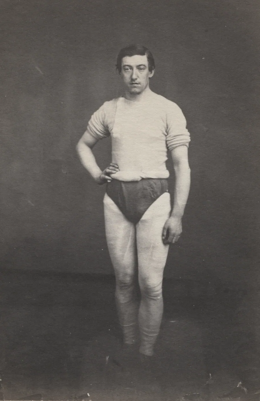 Young Man in Athletic Outfit by Oliver H. Willard