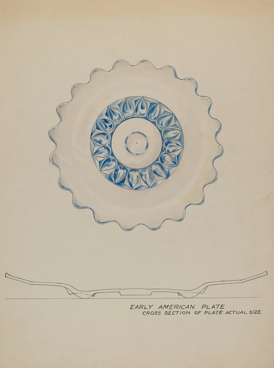Glass Plate by Wellington Blewett