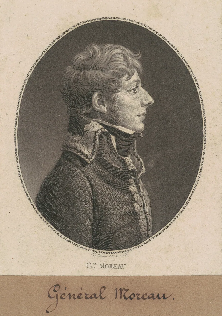 Jean-Victor Moreau by Charles B. J. Févret de Saint-Mémin