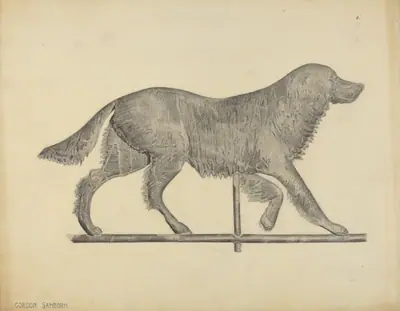 Dog Weather Vane