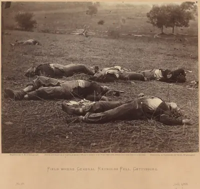 Field Where General Reynolds Fell, Gettysburg, July 5, 1863