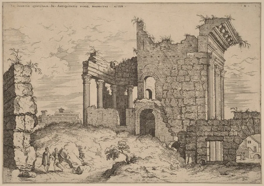 Second View of the Forum of Nerva by Hieronymus Cock