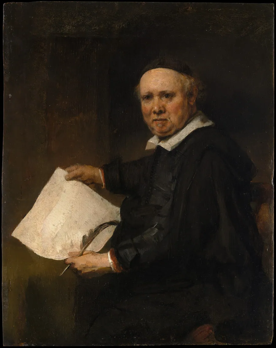 Lieven Willemsz van Coppenol (born about 1599, died 1671 or later) by Rembrandt (Rembrandt van Rijn)