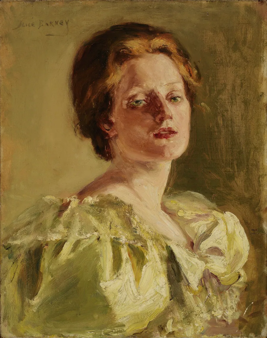 Study in Auburn by Alice Pike Barney, born Cincinnati, OH 1857-died Los Angeles, CA 1931