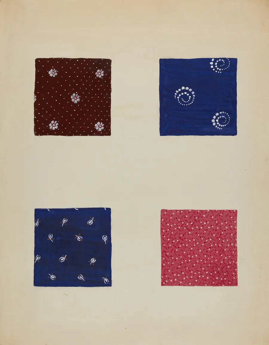 Materials from Patchwork Quilt by Katherine Hastings