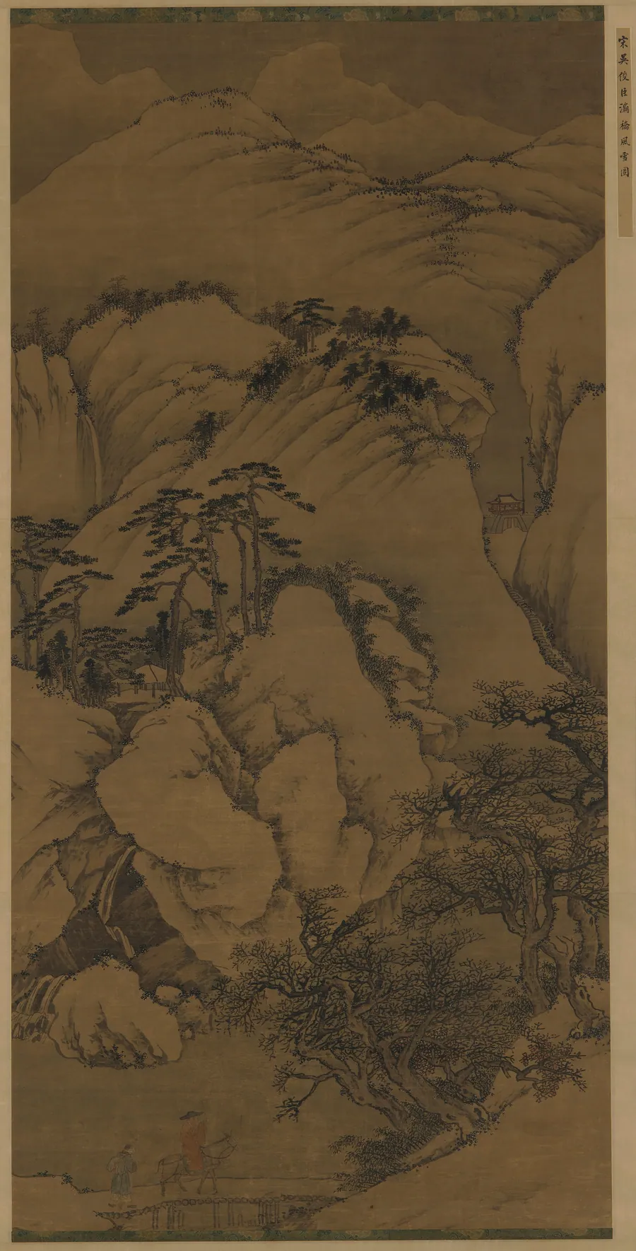 Wind and Snow at Ba Bridge by Formerly attributed to Wu Junchen (active mid-13th century)