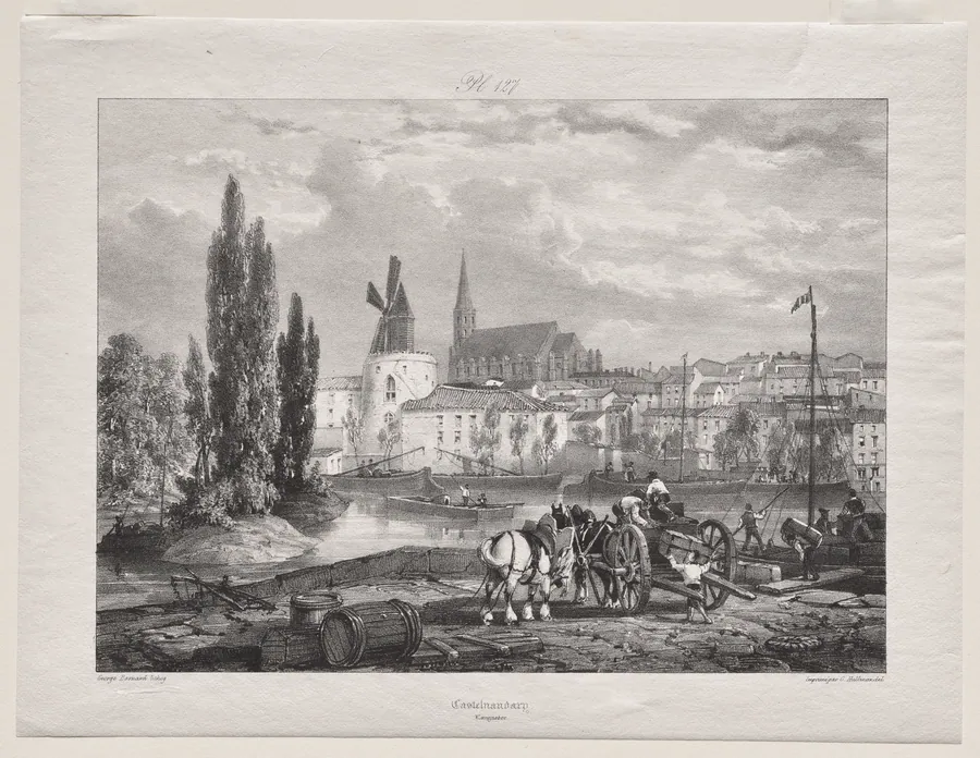 Voyages pittoresques et romantiques dans l'ancienne France (Languedoc II, part I): Castelnaudary by George Barnard