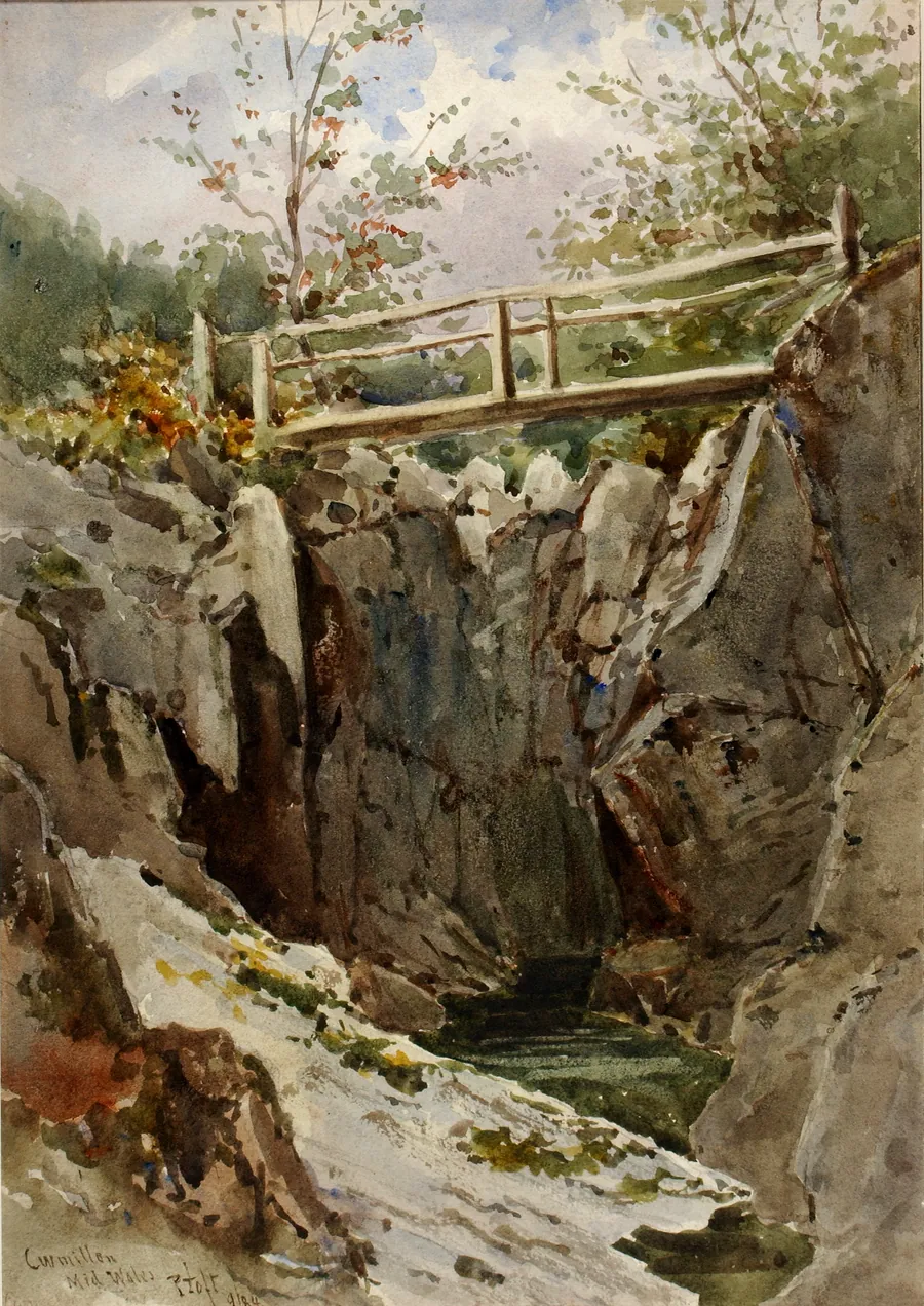 Curmillon, Mid-Wales by Peter Toft, born Kolding, Denmark 1825-died London, England 1901