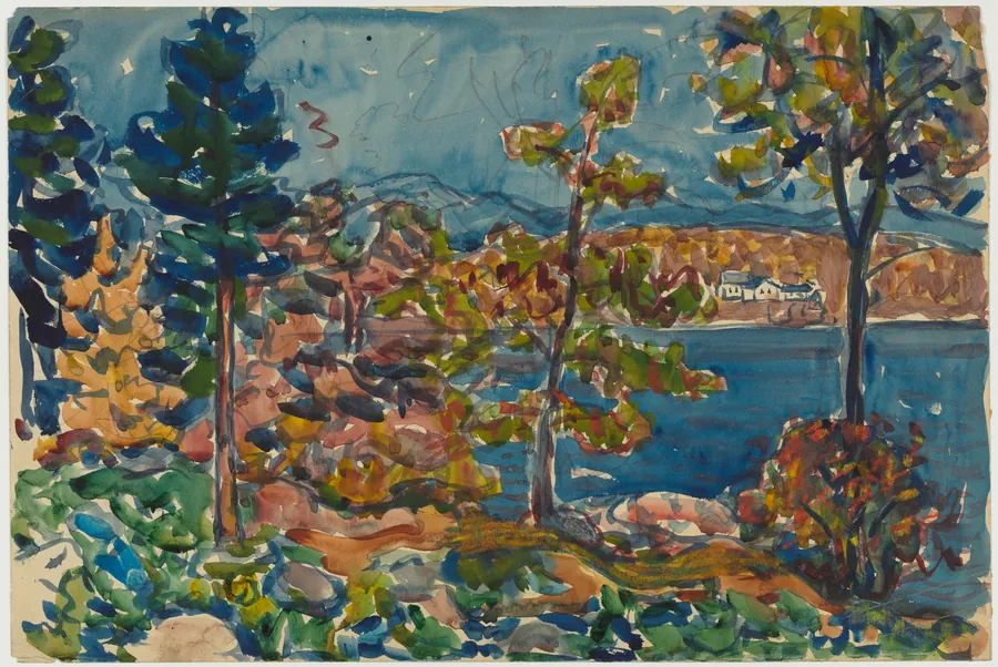 By the Shore by Maurice Prendergast