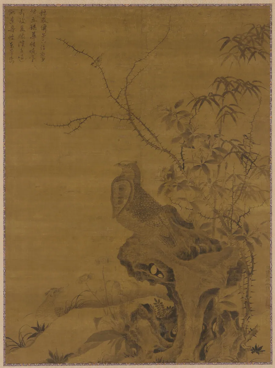 Pheasants by Wang Yuan 王淵 (ca. 1280-after 1349)