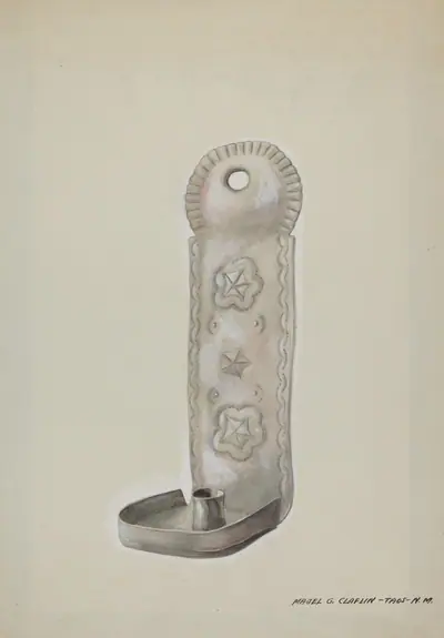 Tin Candle Sconce