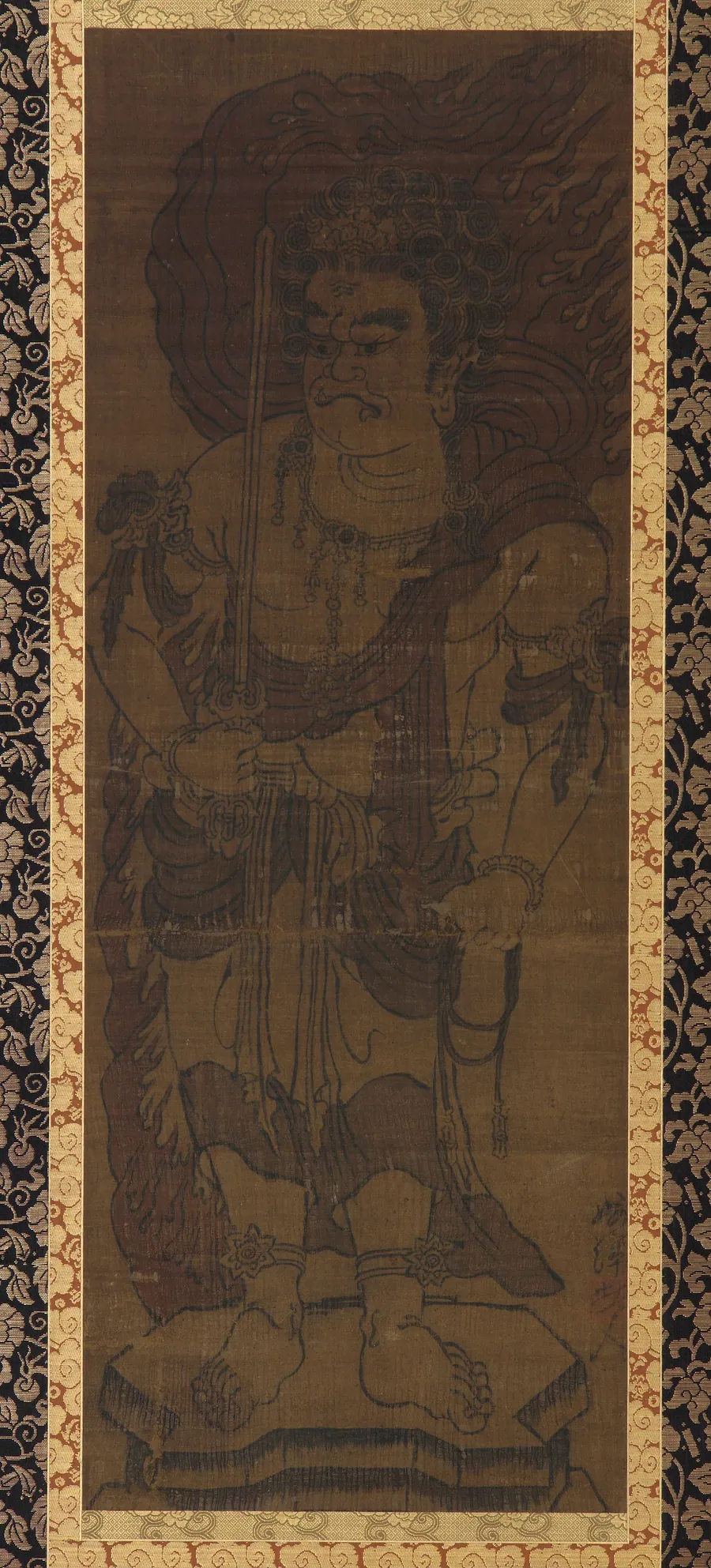 Buddhist deity: Fudo Myo 'o by Myotaku (1308-1388)