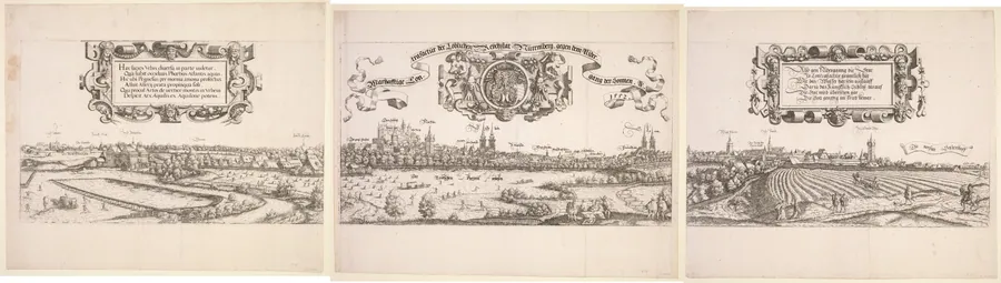Panoramic View of Nuremberg by Hanns Lautensack