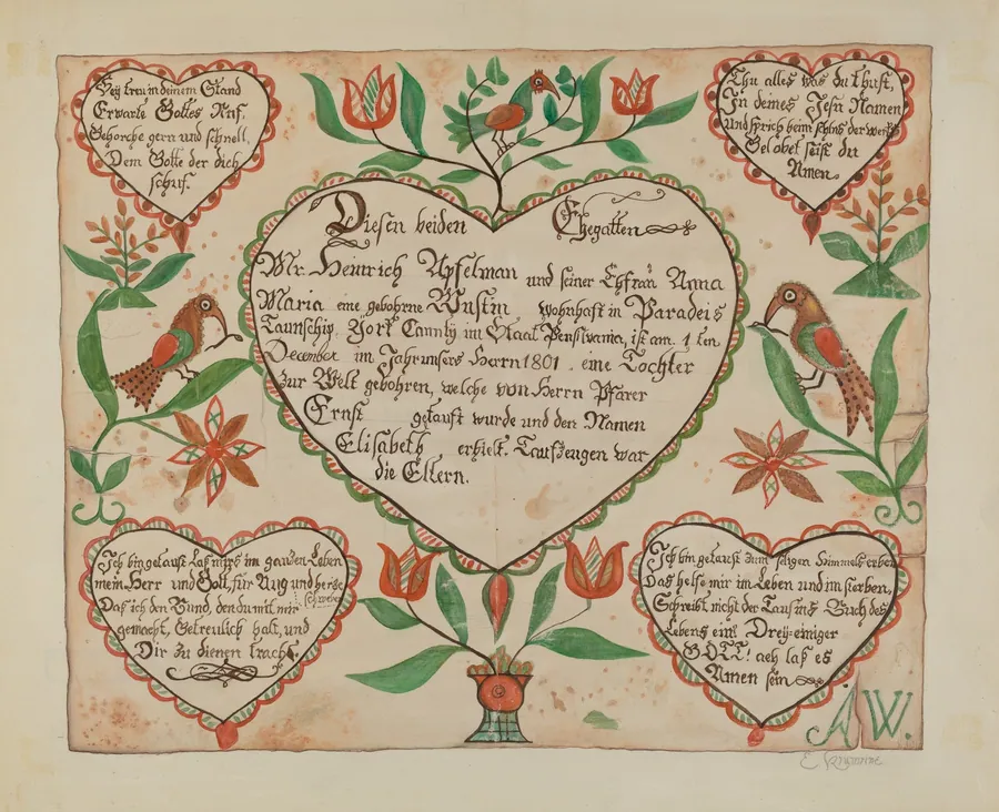 Pa. German Birth Certificate (Waltman #3) by Emma M. Krumrine