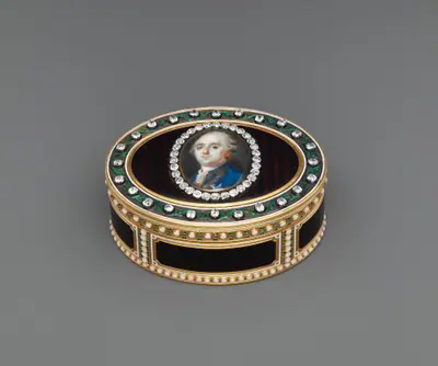 Snuffbox with portrait of Louis XVI (1754–1793), King of France
