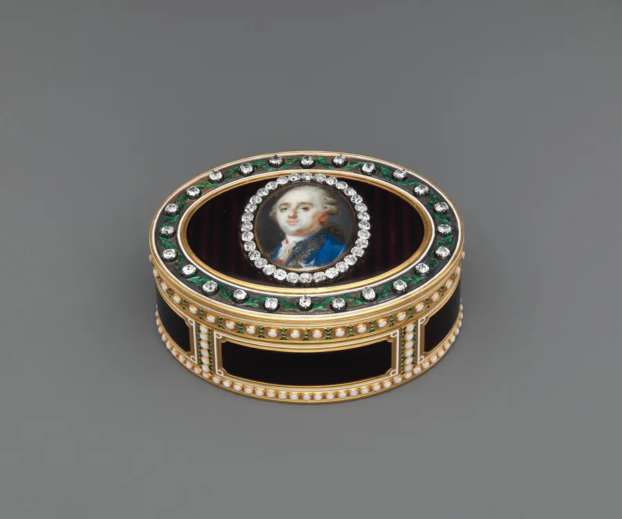 Snuffbox with portrait of Louis XVI (1754–1793), King of France by Joseph Etienne Blerzy