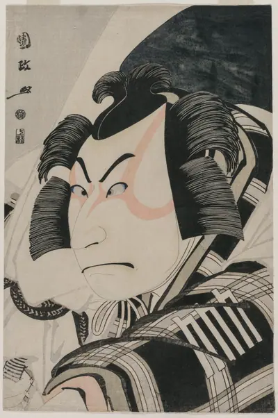 Nakamura Nakazo II as Matsuomaru in the Carriage-Stopping Scene