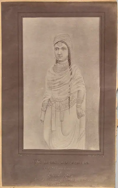 Indian Lady 250 BC (verso, right)