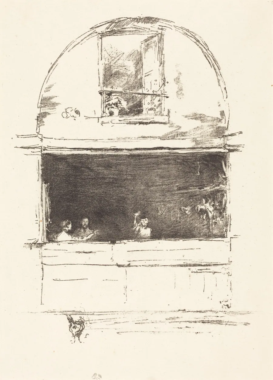 The Forge, Passage du Dragon by James McNeill Whistler