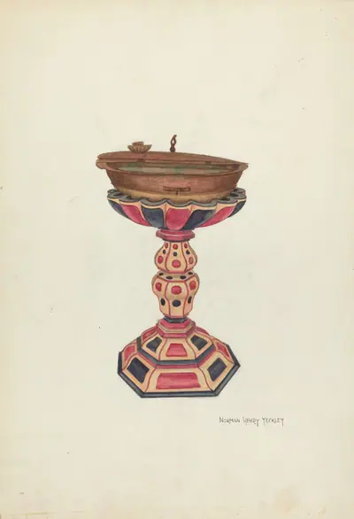 Baptismal Font and Stand