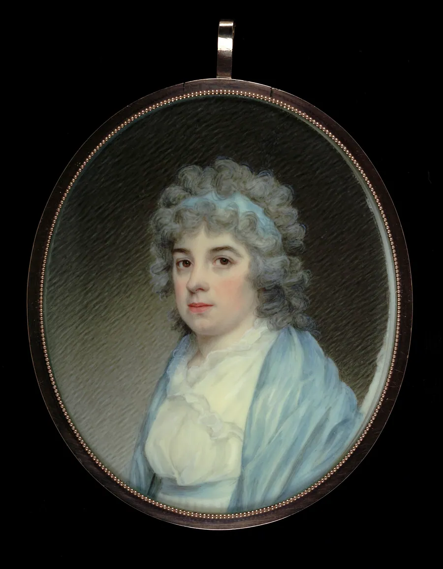 Mrs. John Corlis (Susannah Condé Russell) by Edward Greene Malbone, born Newport, RI 1777-died Savannah, GA 1807