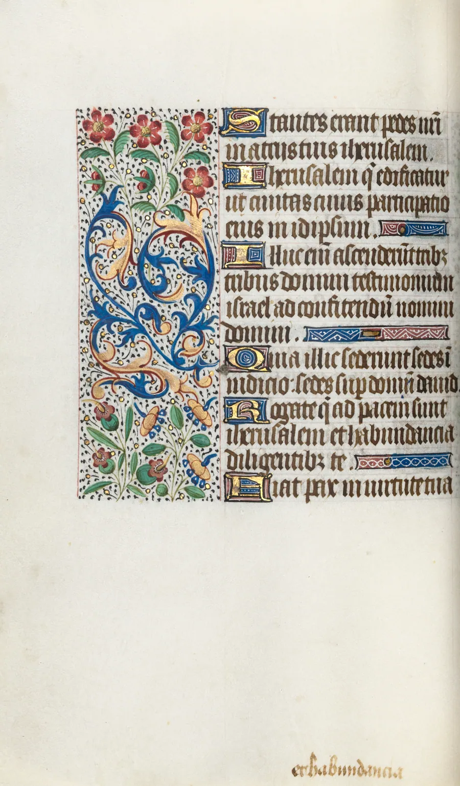Book of Hours (Use of Rouen): fol. 62v by Master of the Geneva Latini