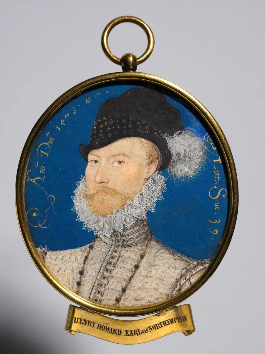 Portrait of Charles Howard, 2nd Baron Howard of Effingham, later 1st Earl of Nottingham by Nicholas Hilliard