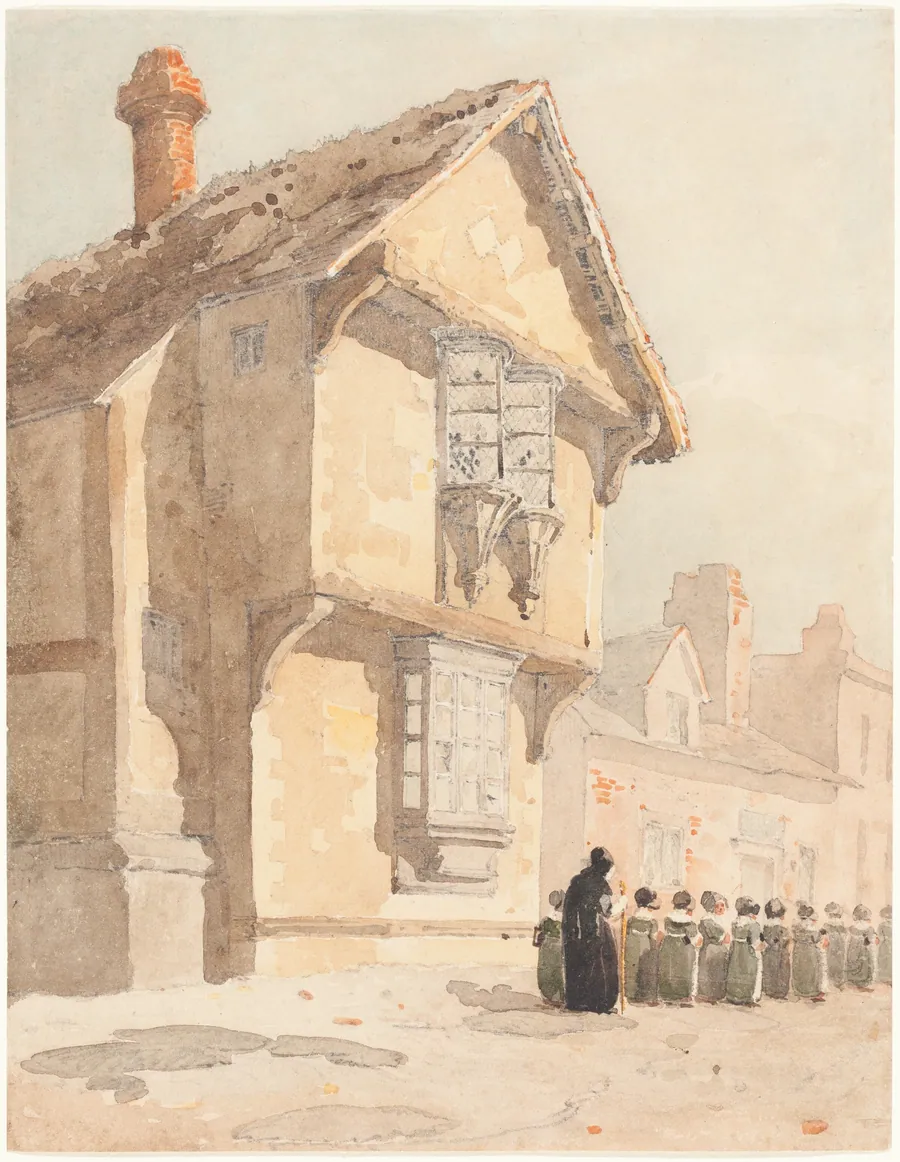 The School Walk by David Cox