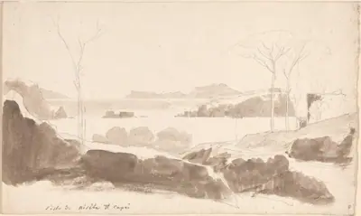 View of the Islands of Nisida and Capri