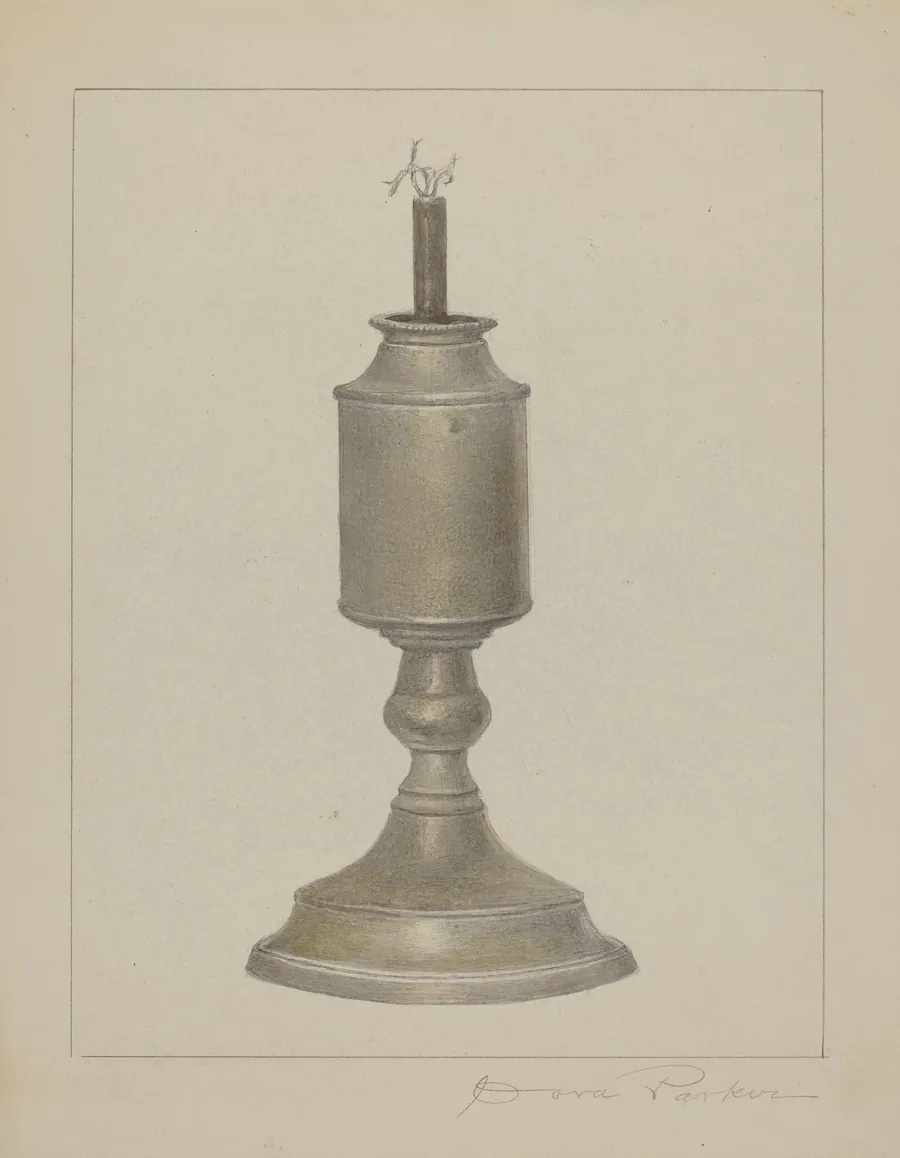 Whale Oil Lamp by Cora Parker