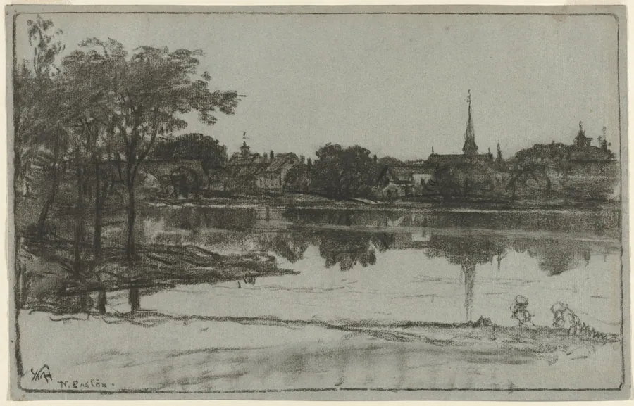 North Easton, Massachusetts by William Morris Hunt