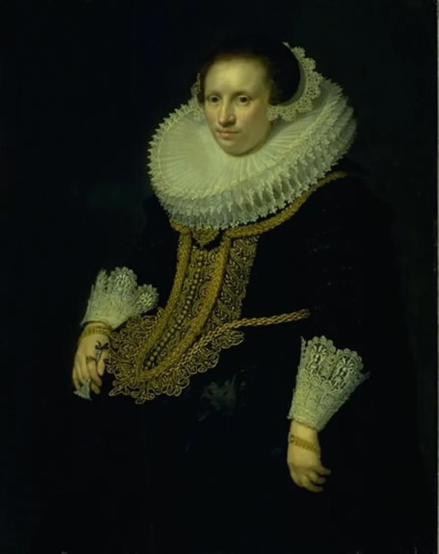 Dameportræt by Jan Antonisz. van Ravesteyn